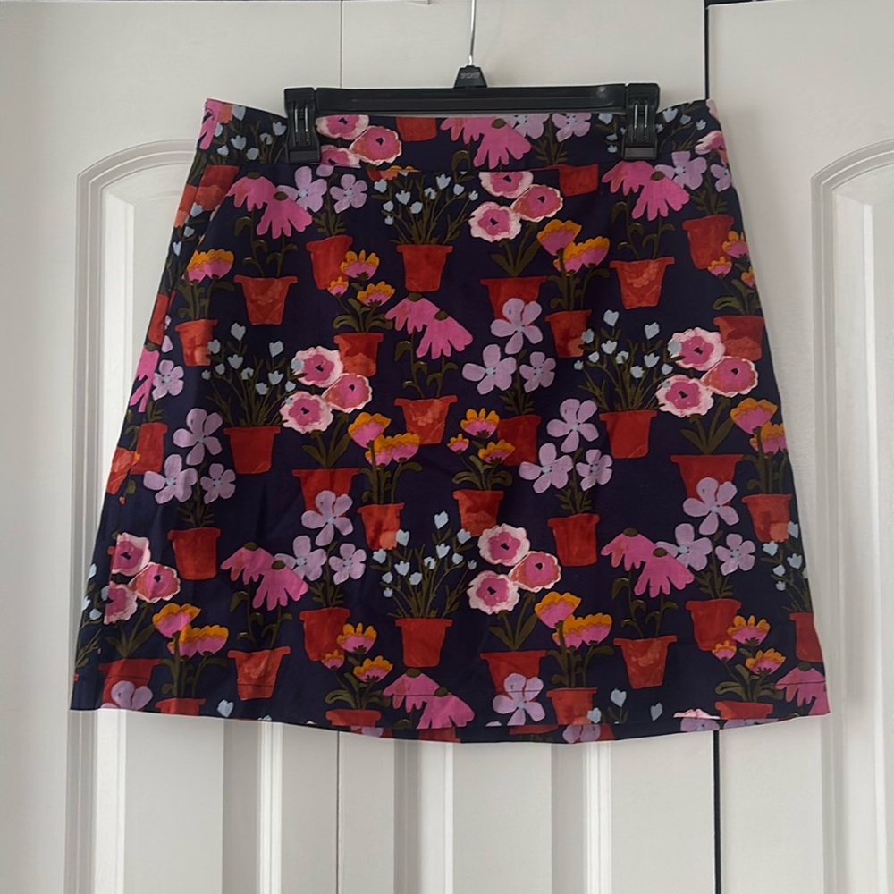 NWT Modcloth Floral Potted Plant Skirt